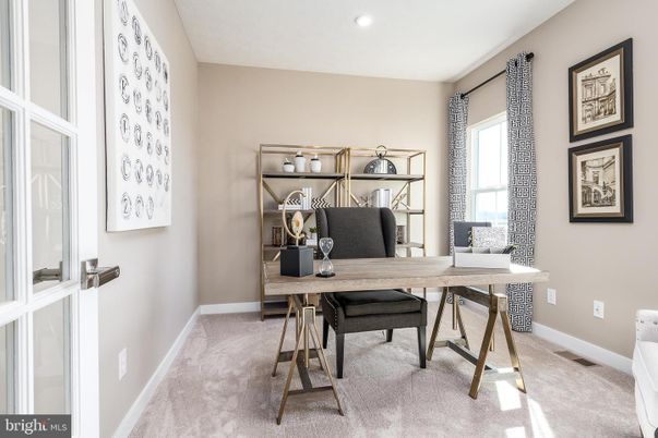 Home Office, Interior, Recessed Lighting