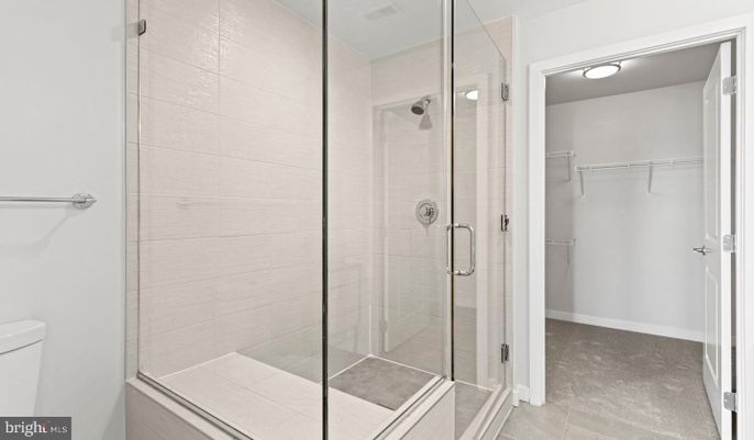 Bathroom, Glass Shower, Interior, Walk-in Closets