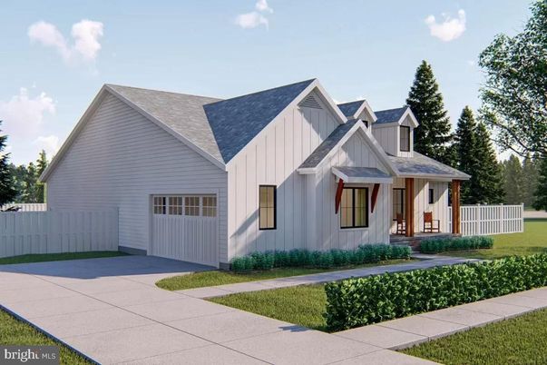 Attached, Exterior, Facade, Farmhouse
