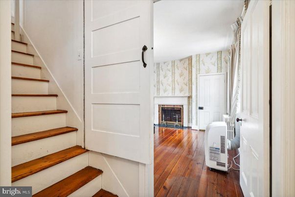 Fireplace, Interior, Wood Texture Flooring