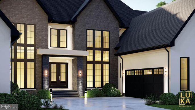 Attached, Exterior, Facade, Brick Traditional