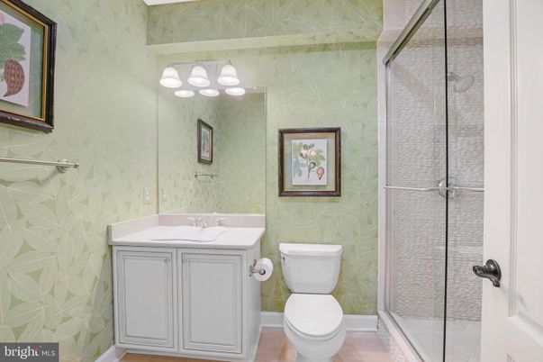 Bathroom, Glass Shower, Interior