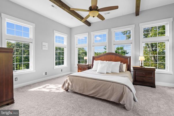 Bedroom, Interior, Wooden Beams