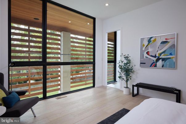 Bedroom, Interior, Recessed Lighting, Wooden Ceilings, Wood Texture Flooring