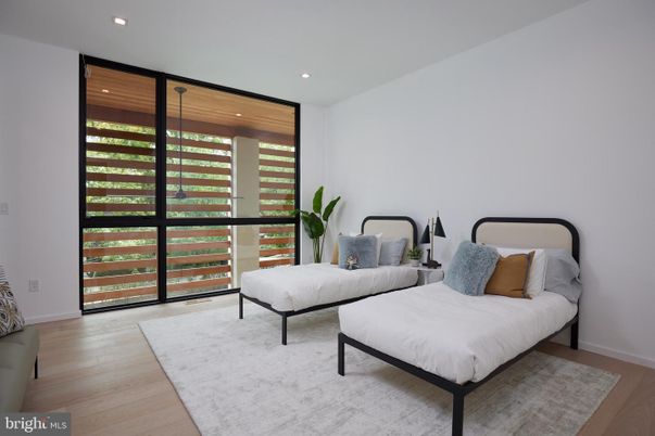 Bedroom, Interior, Recessed Lighting, Wooden Ceilings, Wood Texture Flooring