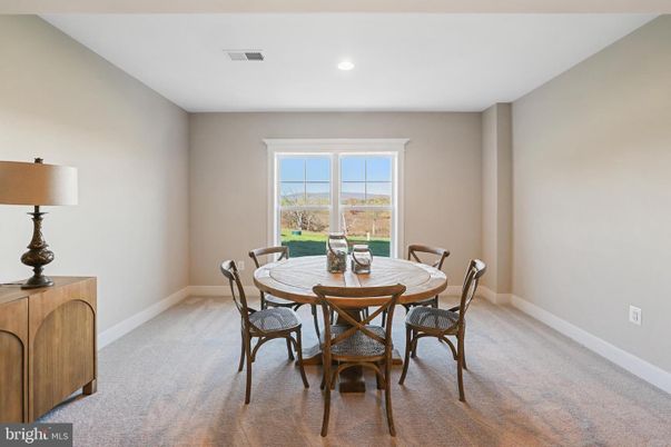 Dining room, Interior, Recessed Lighting