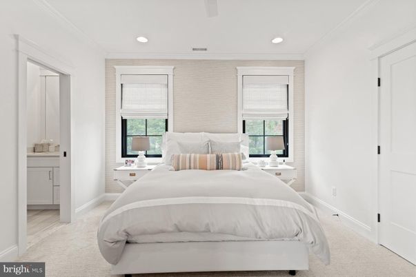 Bedroom, Interior, Recessed Lighting