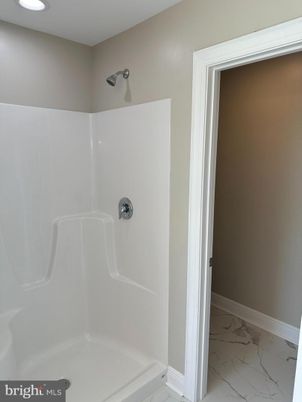 Bathroom, Interior, Marble, Recessed Lighting