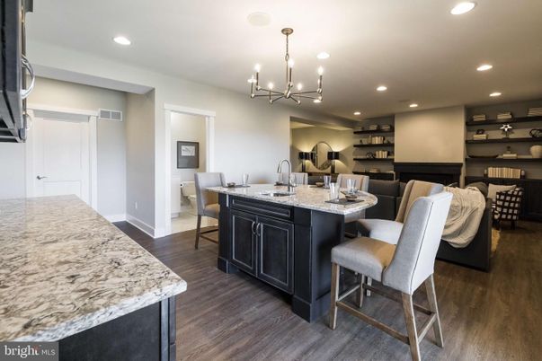 Chandelier, Dining room, Interior, Pendant Lights, Recessed Lighting, Wood Texture Flooring