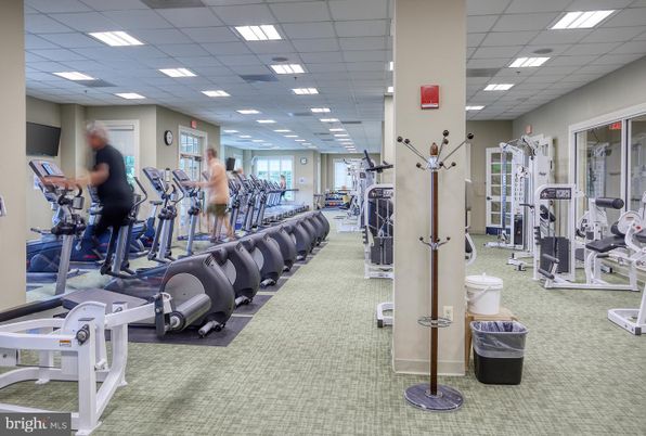 Fitness Equipment, Gym, Interior, Recessed Lighting
