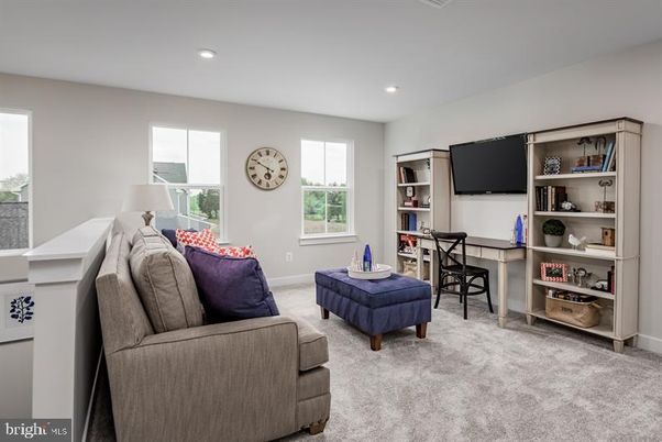 Home Office, Interior, Living room, Recessed Lighting