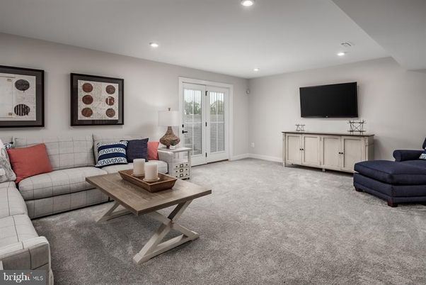 Interior, Living room, Recessed Lighting