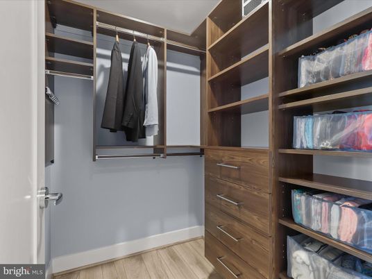 Interior, Walk-in Closets, Wood Texture Flooring
