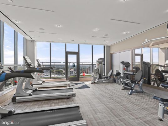 Fitness Equipment, Gym, Interior, Recessed Lighting