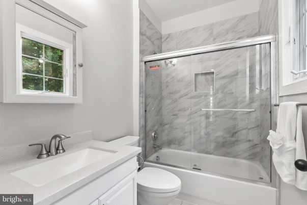 Bathroom, Glass Shower, Interior, Marble Walls