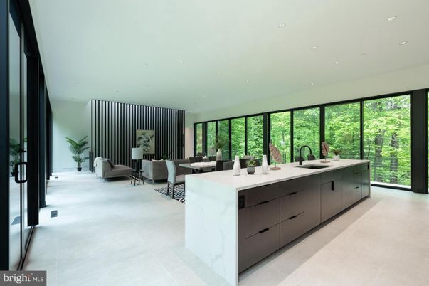 Dining room, Interior, Kitchen, Recessed Lighting
