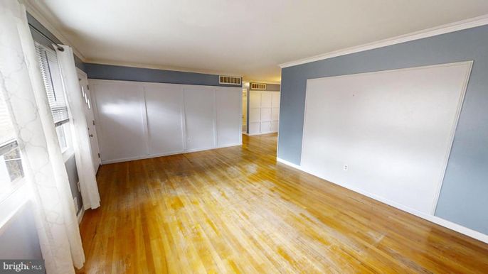 Empty room, Interior, Wood Texture Flooring