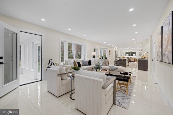 Interior, Kitchen, Living room, Recessed Lighting