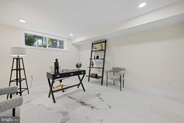 Home Office, Interior, Recessed Lighting