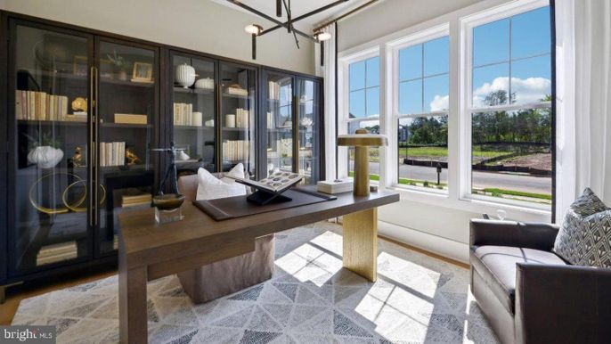 Home Office, Interior, Pendant Lights
