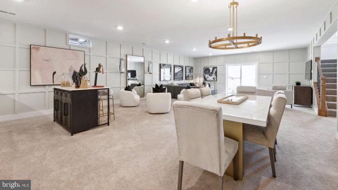 Chandelier, Dining room, Interior, Kitchen, Living room, Pendant Lights, Recessed Lighting