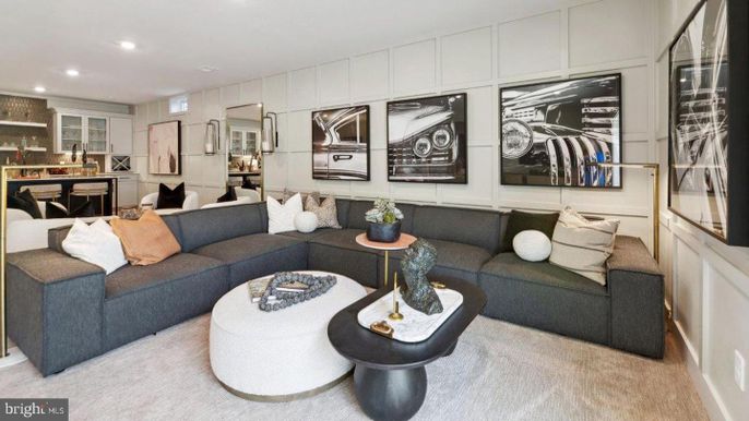 Dining room, Interior, Kitchen, Living room, Recessed Lighting