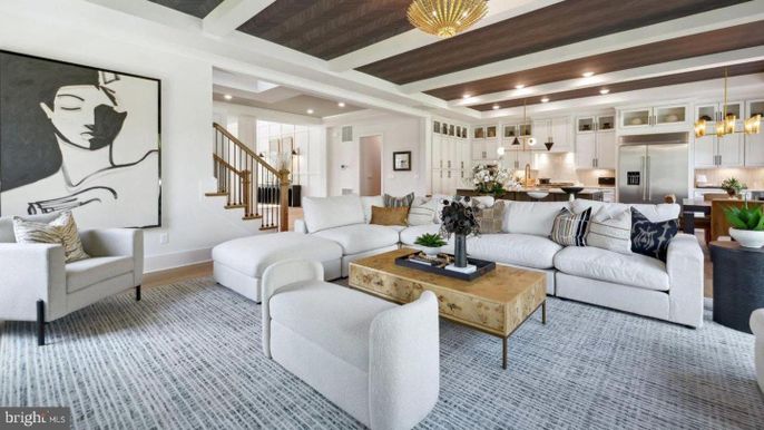 Interior, Kitchen, Living room, Pendant Lights, Recessed Lighting, Stainless Steel Appliances
