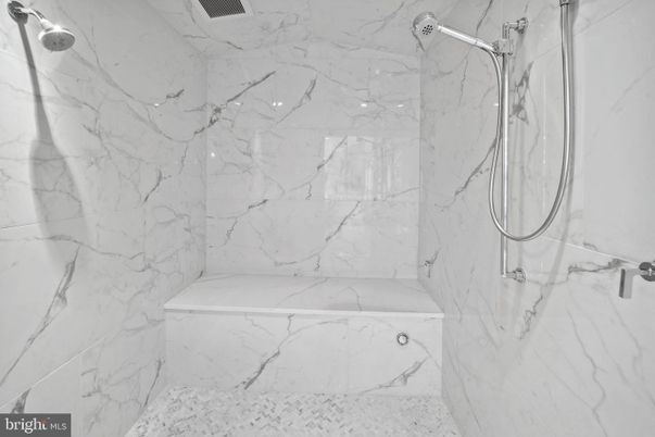 Bathroom, Interior, Marble Walls