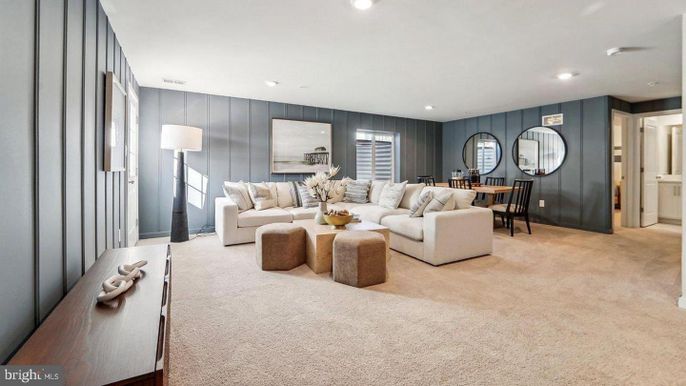 Dining room, Interior, Living room, Recessed Lighting