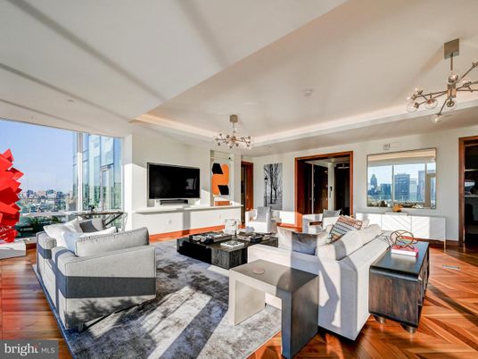 Chandelier, Interior, Living room, Wood Texture Flooring