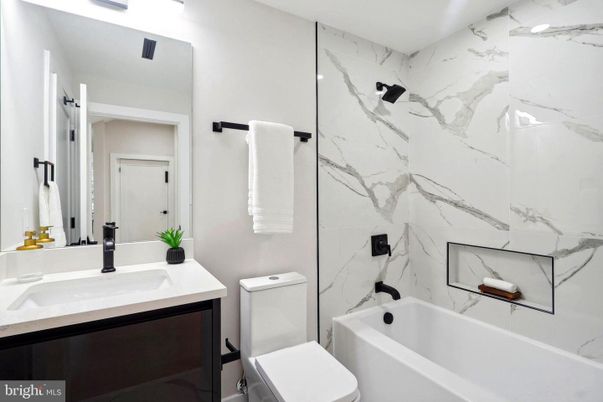 Bathroom, Interior, Marble Walls