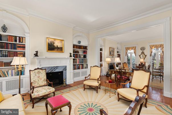 Dining room, Fireplace, Interior, Living room, Wood Texture Flooring