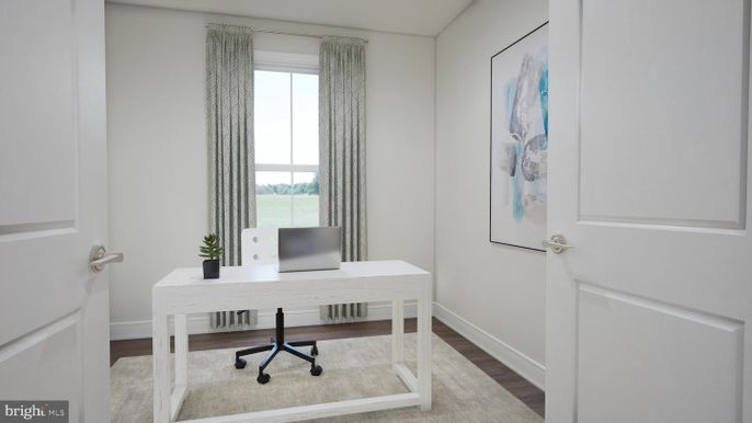 Home Office, Interior, Wood Texture Flooring