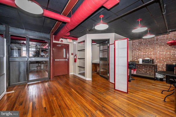 Interior, Stone Walls, Wood Texture Flooring