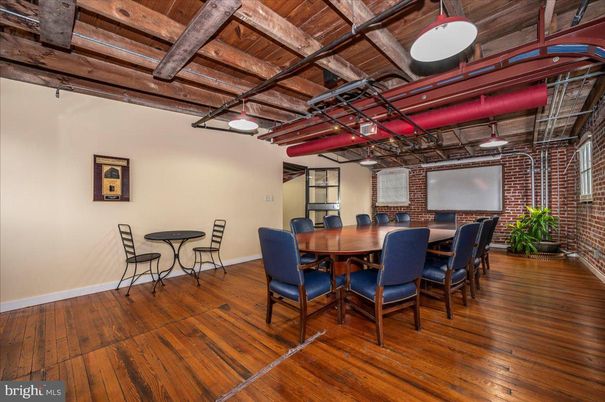 Dining room, Interior, Stone Walls, Wooden Beams, Wood Texture Flooring