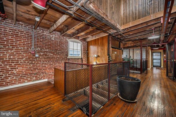 Interior, Stone Walls, Wooden Beams, Wood Texture Flooring