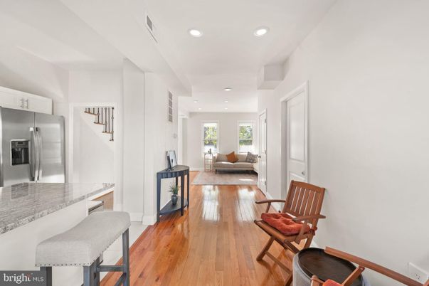 Interior, Recessed Lighting, Stainless Steel Appliances, Wood Texture Flooring