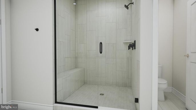 Bathroom, Glass Shower, Interior