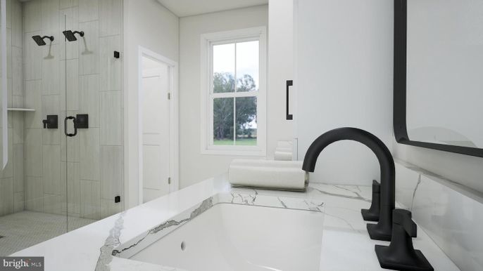 Bathroom, Glass Shower, Interior