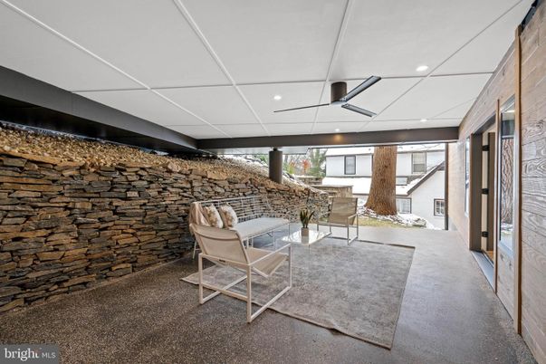 Interior, Recessed Lighting, Stone Walls