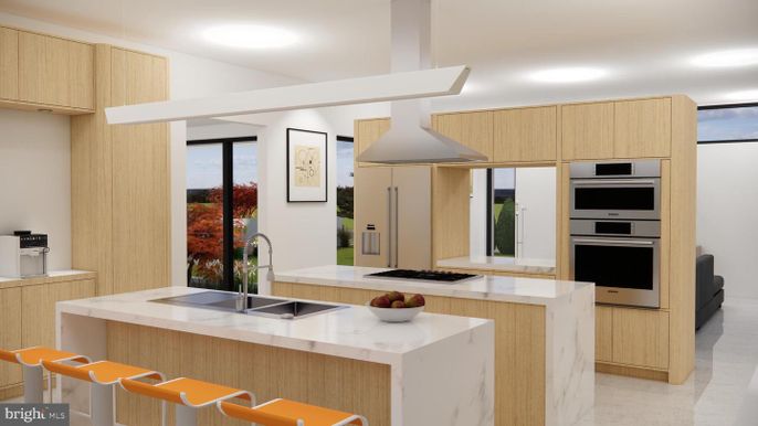 Interior, Kitchen, Recessed Lighting, Stainless Steel Appliances