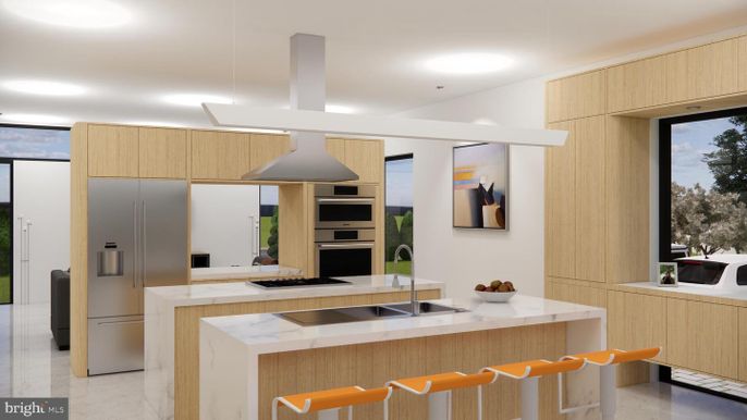 Interior, Kitchen, Recessed Lighting, Stainless Steel Appliances