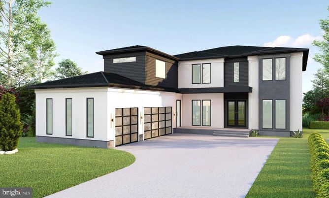 Attached, Exterior, Facade, Modern