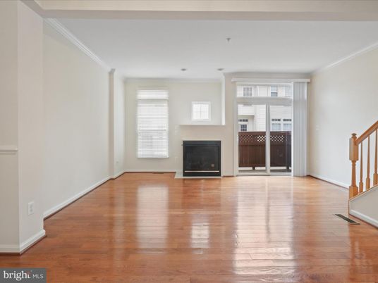 Empty room, Fireplace, Interior, Wood Texture Flooring