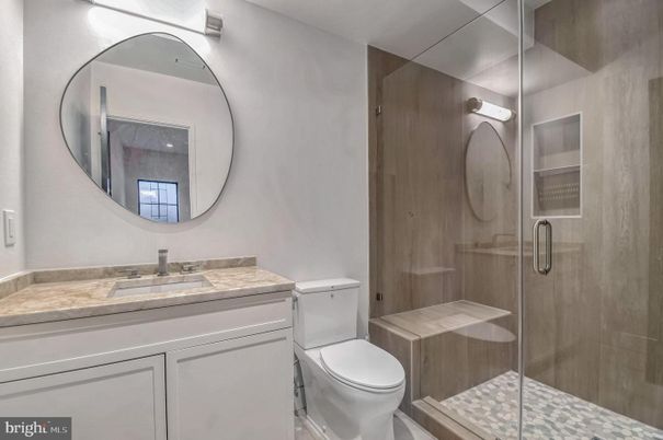 Bathroom, Glass Shower, Interior