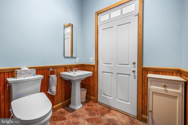 Bathroom, Interior, Wooden Walls