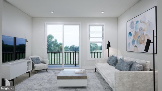 Interior, Living room, Recessed Lighting