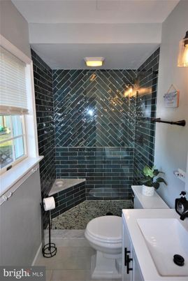 Bathroom, Glass Shower, Interior