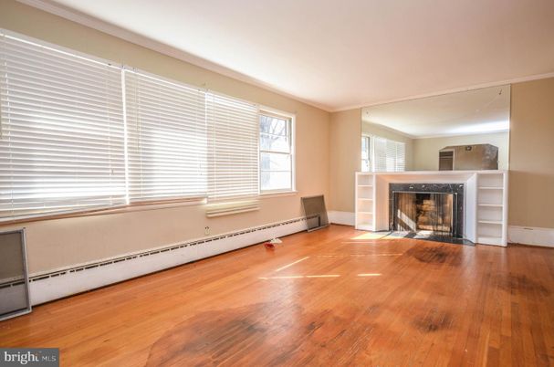 Empty room, Fireplace, Interior, Wood Texture Flooring