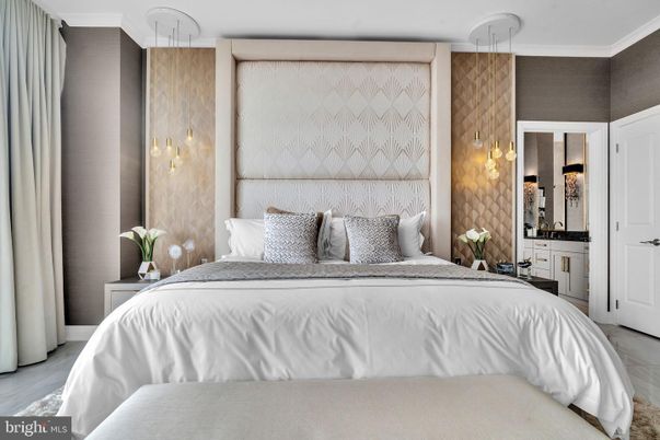 Bedroom, Interior, Pendant Lights